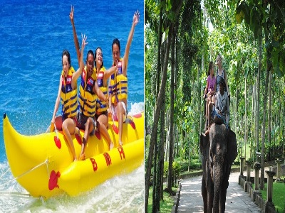 Paket Bali Dua Petualangan Tour | Water Sports dan Elephant Ride